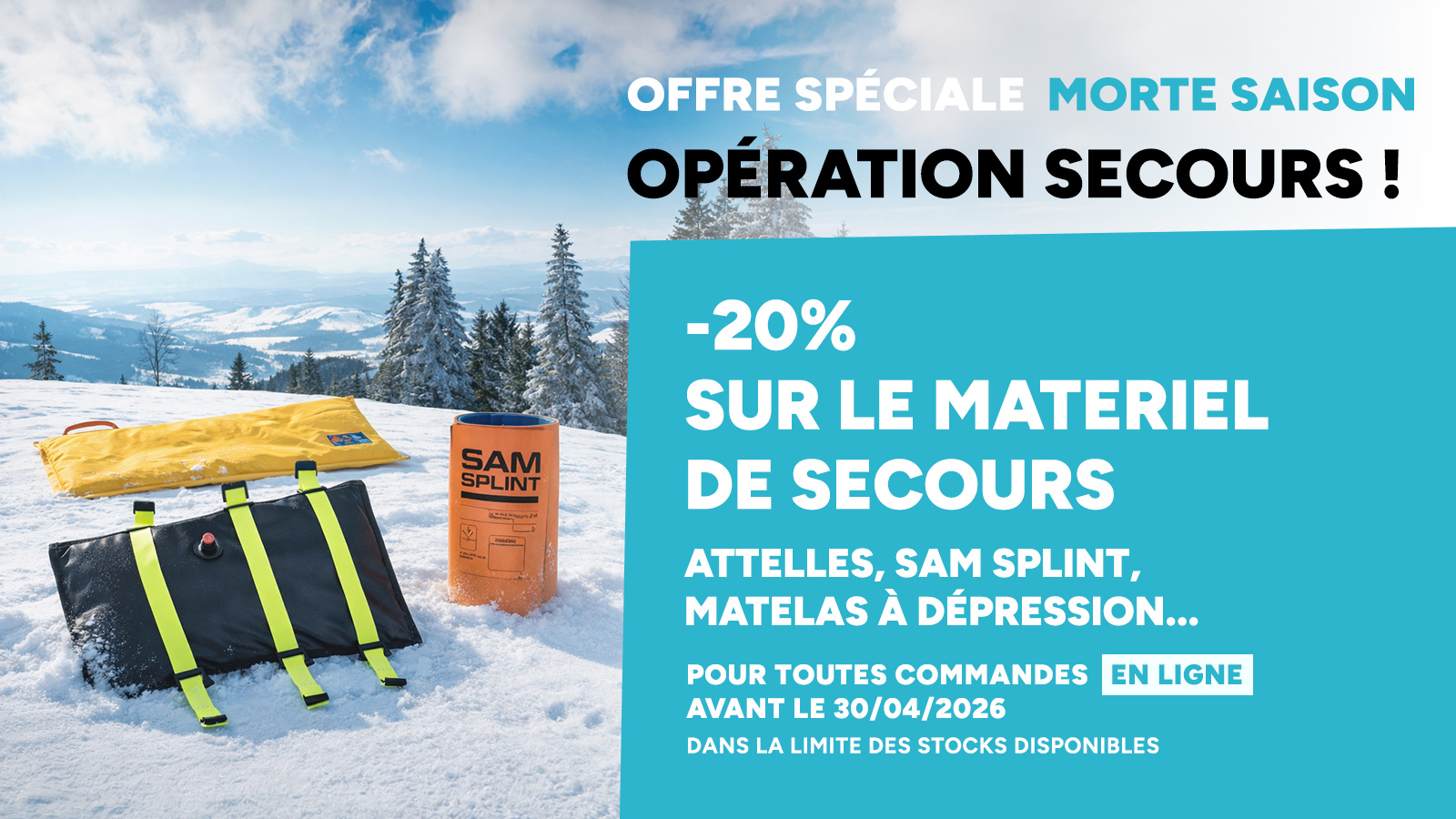 Promotion matériel de secours
